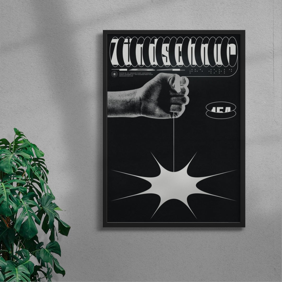 Fuse contemporary wall art print by Meindl Taxer - sold by DROOL