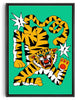 Bild in Galerie-Viewer laden, Big Cat contemporary wall art print by Jamie Muck - sold by DROOL