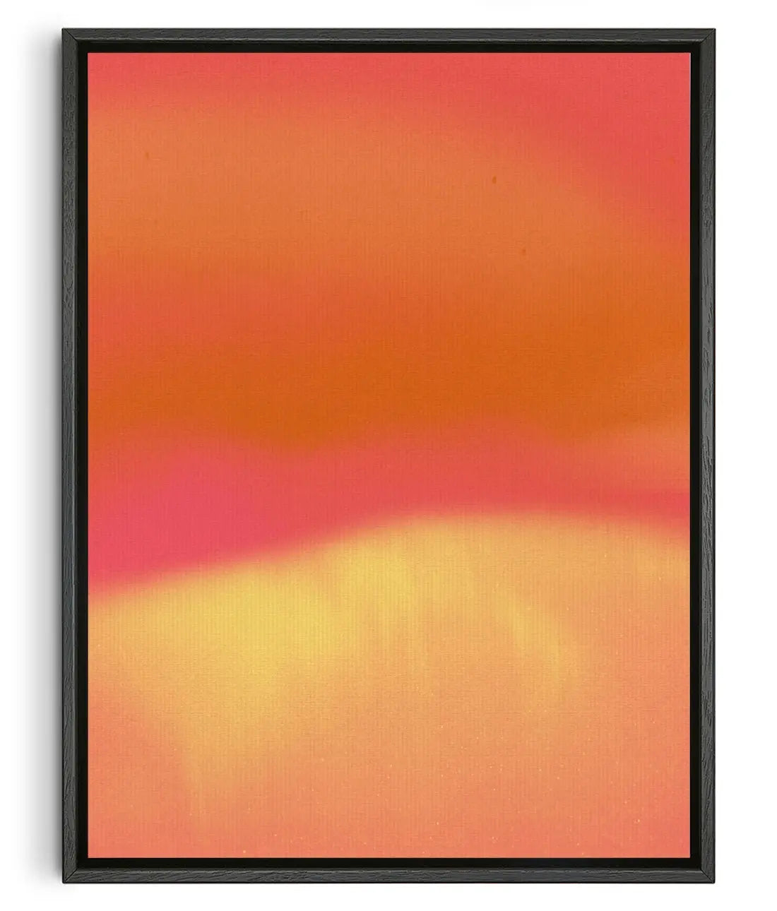 Abstract landscape in vivid colors contemporary canvas print by Dina Dankers - sold by DROOL