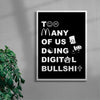 Too Many contemporary wall art print by Ignorance1 - sold by DROOL