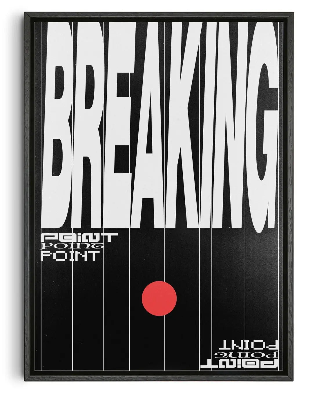 Breaking Point contemporary wall art print by Sheyi Adebayo - sold by DROOL