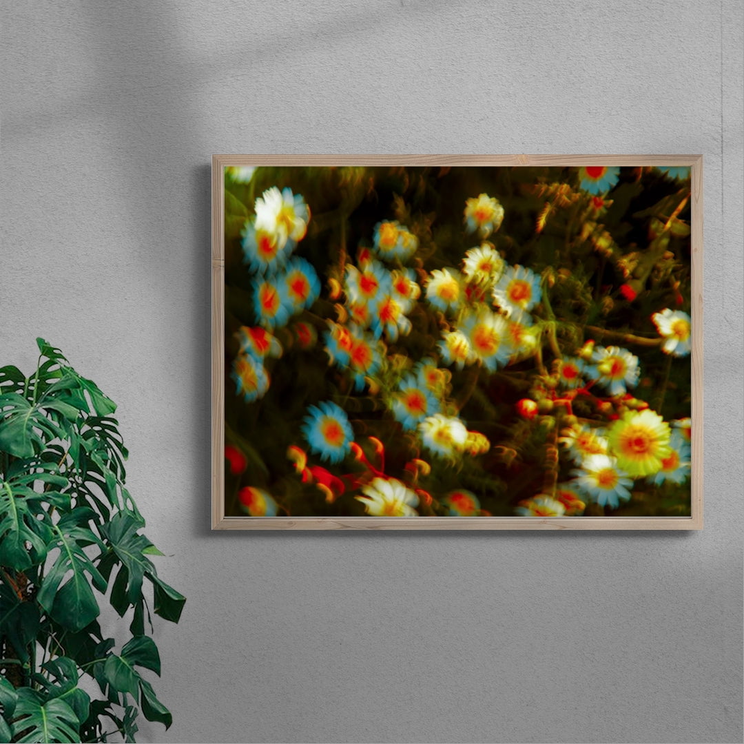 July contemporary wall art print by Omar Belattar - sold by DROOL