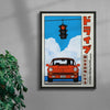 Drive contemporary wall art print by Othman Zougam - sold by DROOL