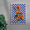 Japanese Flowers (2) contemporary wall art print by Will Da Costa - sold by DROOL