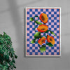 Japanese Flowers (2) contemporary wall art print by Will Da Costa - sold by DROOL