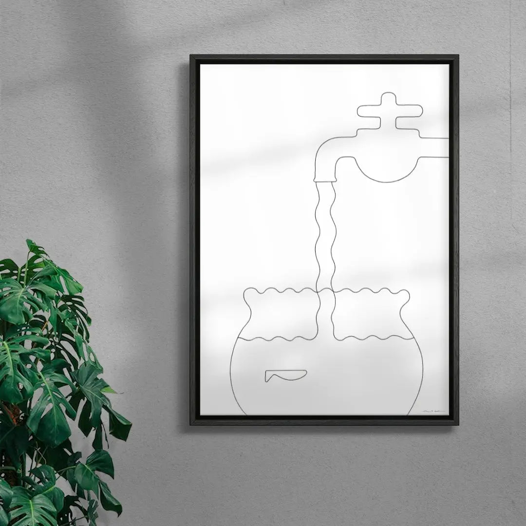 pet contemporary wall art print by CHIAKI KOBAYASHI - sold by DROOL