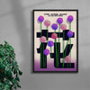 Bloom contemporary wall art print by Othman Zougam - sold by DROOL