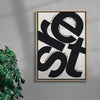 REST contemporary wall art print by Xtian Miller - sold by DROOL