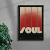 Soul contemporary wall art print by Henry M. - sold by DROOL