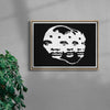 Glitch Girls contemporary wall art print by Pavel Ripley - sold by DROOL