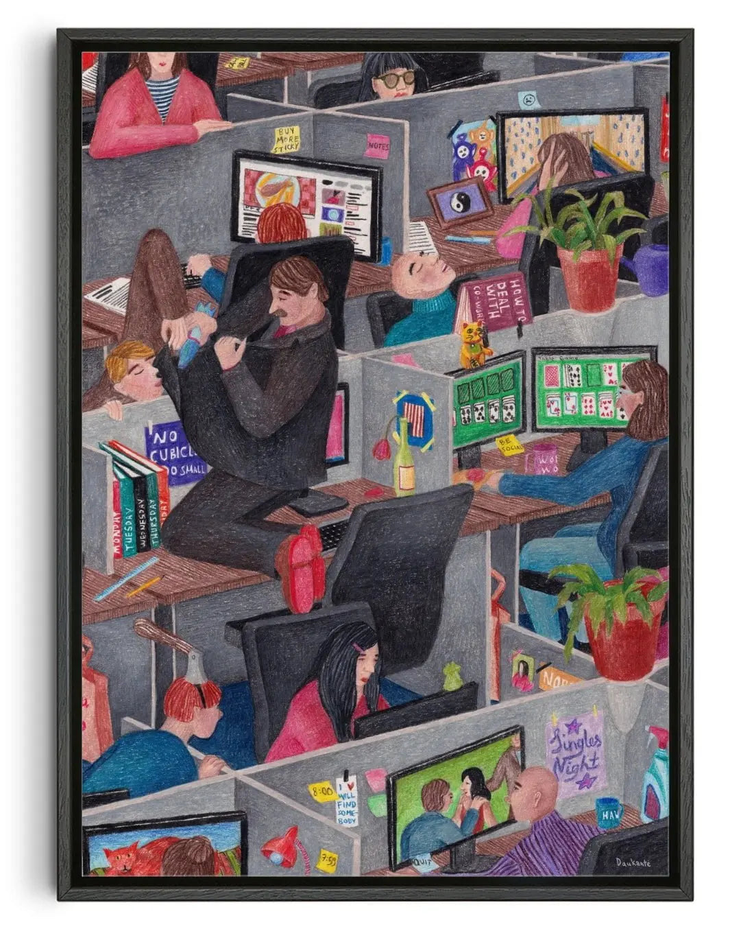 Any Office contemporary wall art print by Daukantė - sold by DROOL