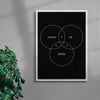 Ctrl+Alt+Del contemporary wall art print by Roman Post. - sold by DROOL
