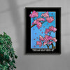 When I Let Go of What I Am contemporary wall art print by Othman Zougam - sold by DROOL