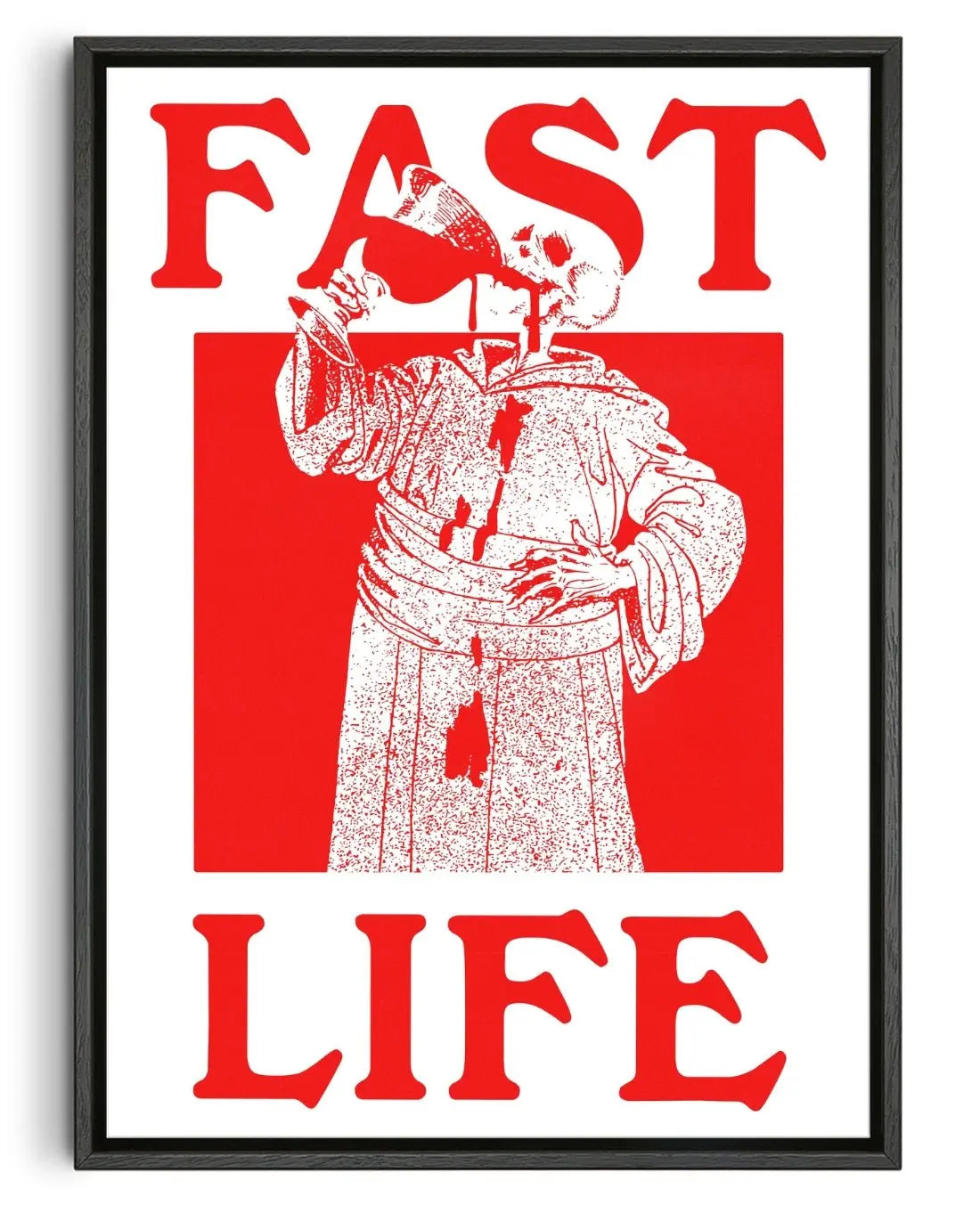Fast Life contemporary wall art print by Utsav Verma - sold by DROOL
