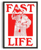 Load image into Gallery viewer, Fast Life contemporary wall art print by Utsav Verma - sold by DROOL