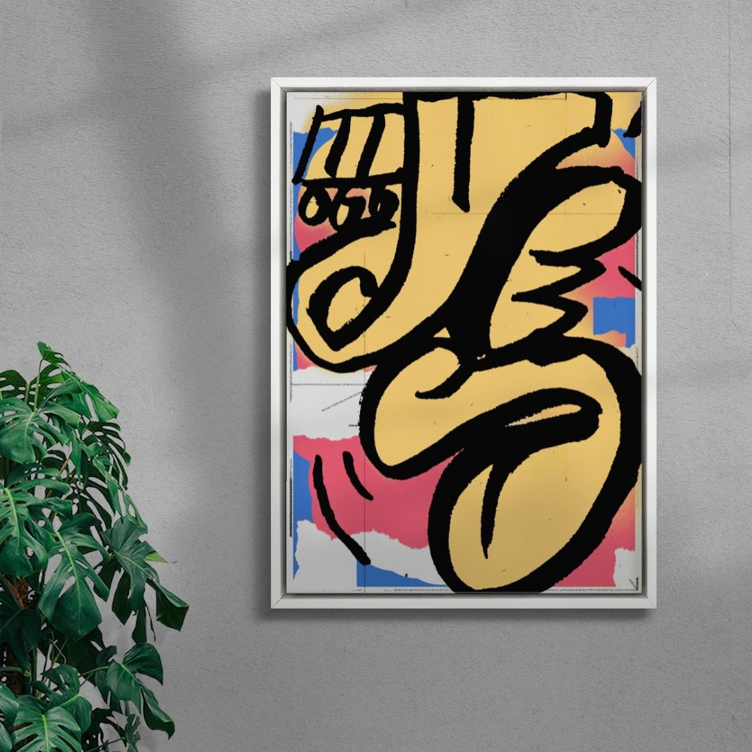 Yes! contemporary wall art print by Jorge Santos - sold by DROOL