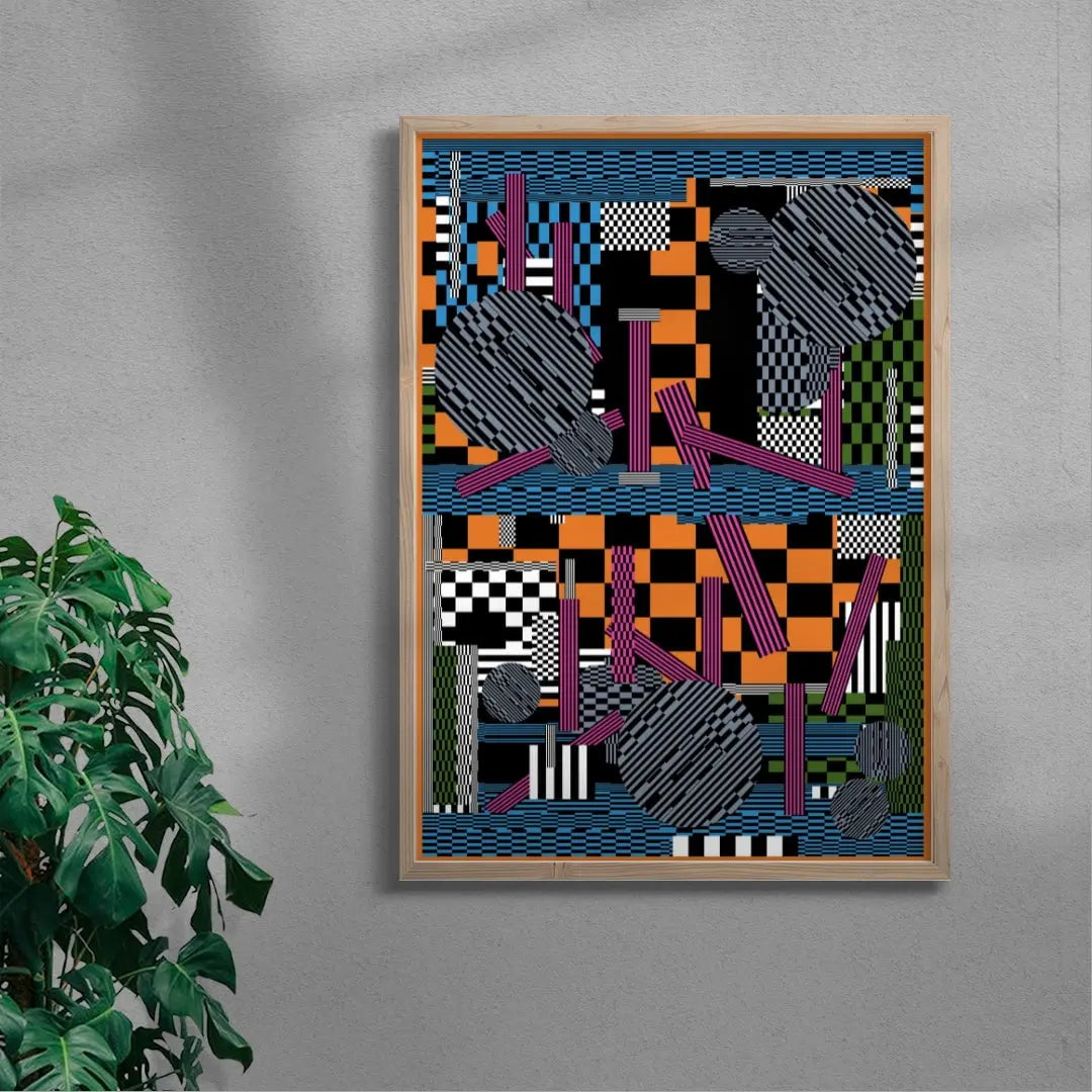 Mind Palace contemporary wall art print by Casiel Checoni - sold by DROOL