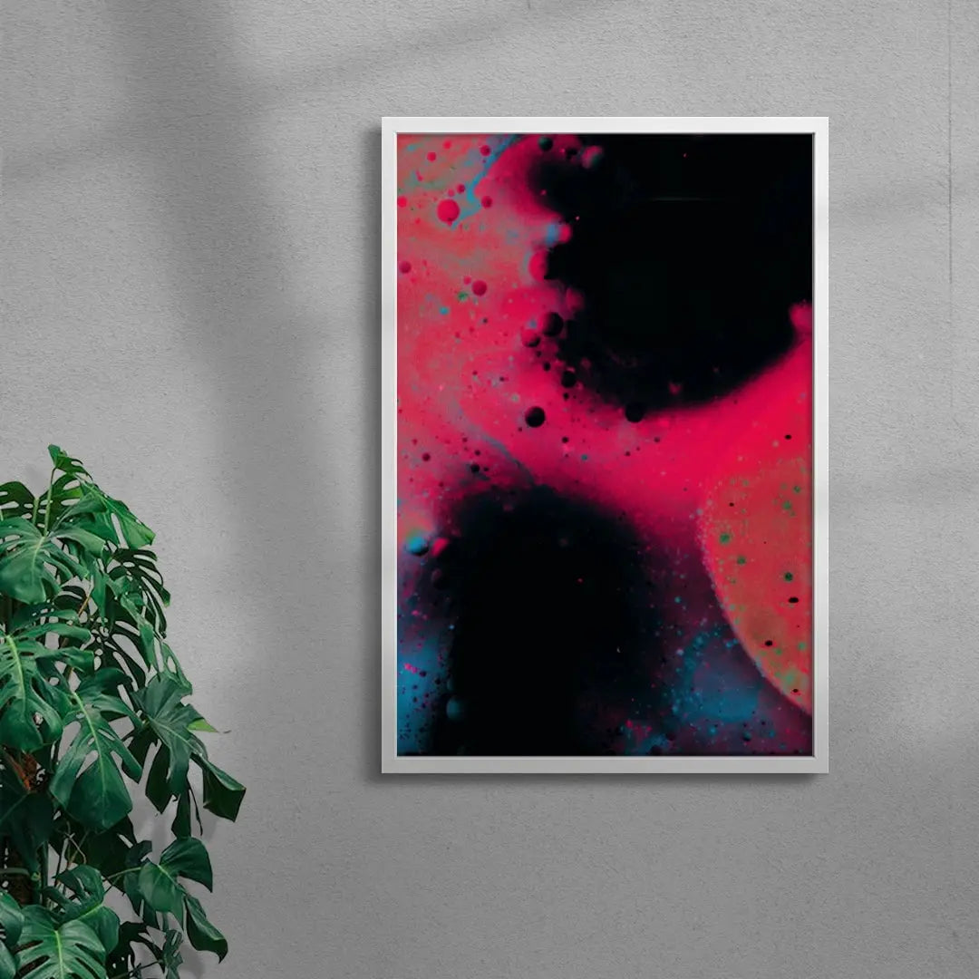 Blot contemporary wall art print by Omar Belattar - sold by DROOL