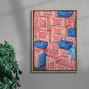 Thank You But No. 50 Bags contemporary wall art print by Daukantė - sold by DROOL