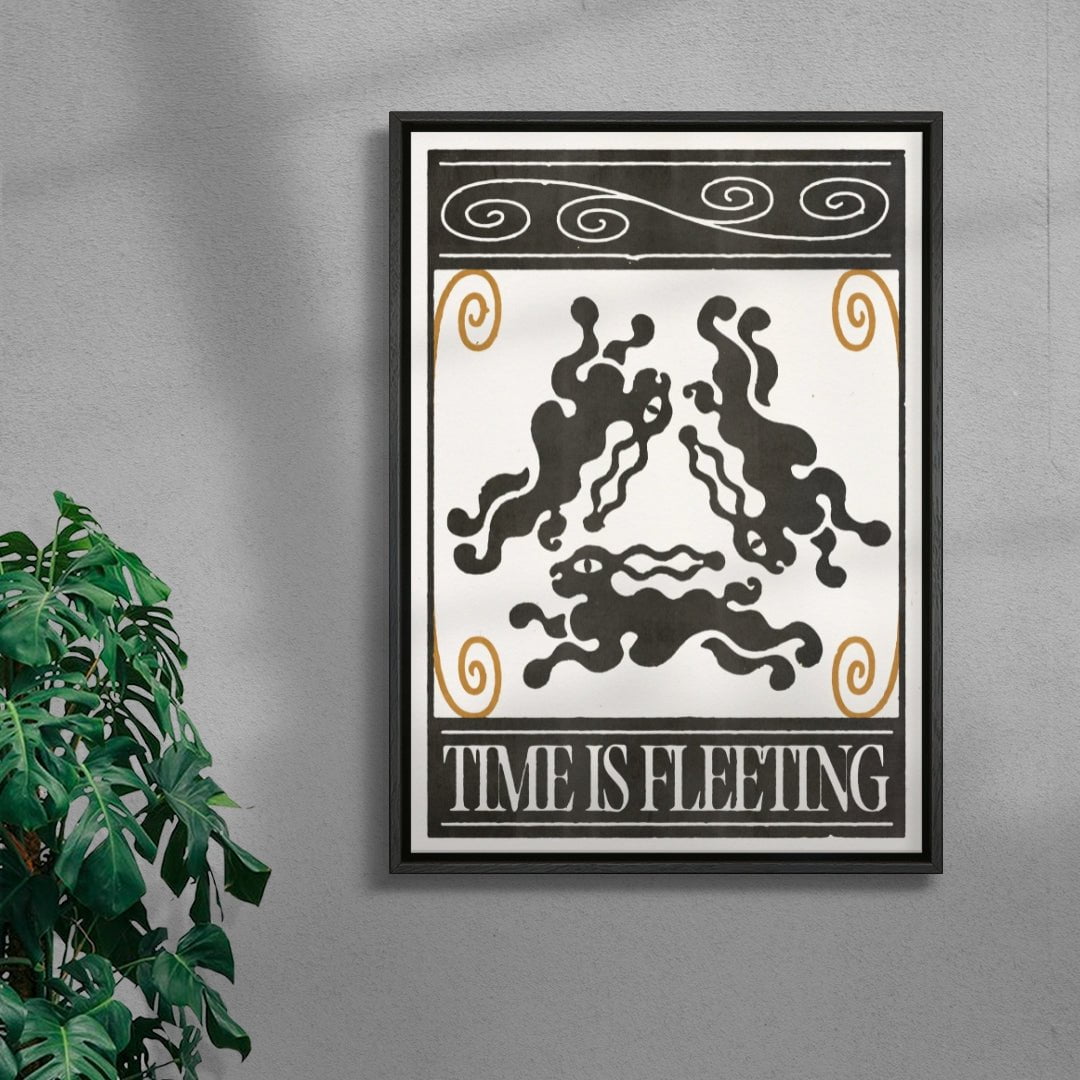 Time Is Fleeting contemporary wall art print by Alexander Khabbazi - sold by DROOL