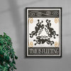 Time Is Fleeting contemporary wall art print by Alexander Khabbazi - sold by DROOL