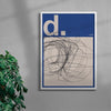 d. contemporary wall art print by Brad Mead - sold by DROOL