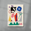 Paper Garden II contemporary wall art print by Stell Paper - sold by DROOL