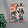 The Wild West contemporary wall art print by Caitlin Flood-Molyneux - sold by DROOL