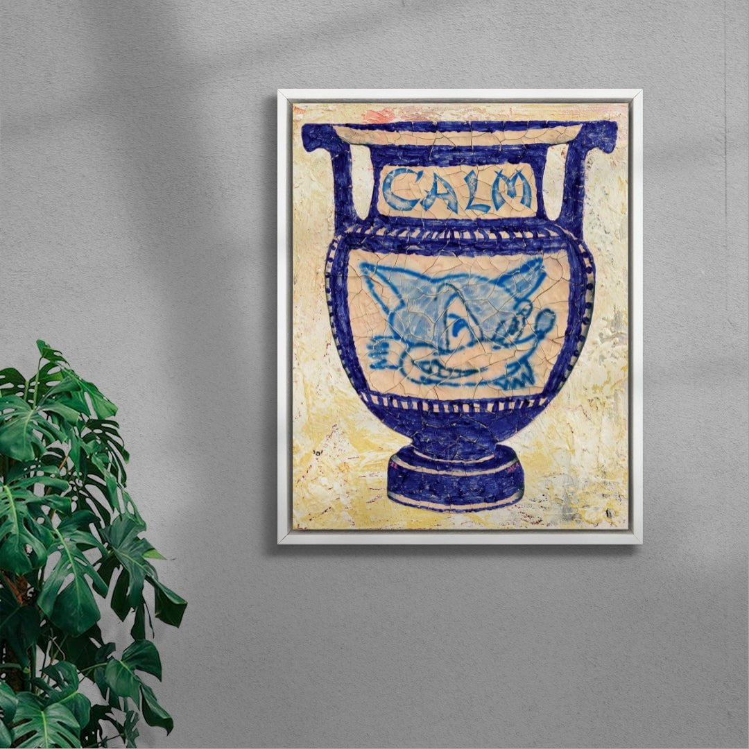 Pot 44 contemporary wall art print by Julien Jaca - sold by DROOL
