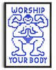 Cargar imagen en el visor de la galería, Worship Your Body contemporary wall art print by Eric Schwarz - sold by DROOL