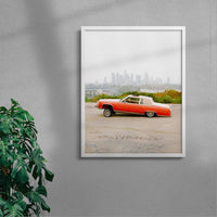 Thumbnail for Lowrider and The City contemporary wall art print by 6.tiff - sold by DROOL