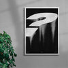 The Big Question contemporary wall art print by Meindl Taxer - sold by DROOL