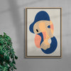 Floating Shapes #1 contemporary wall art print by frisk - sold by DROOL