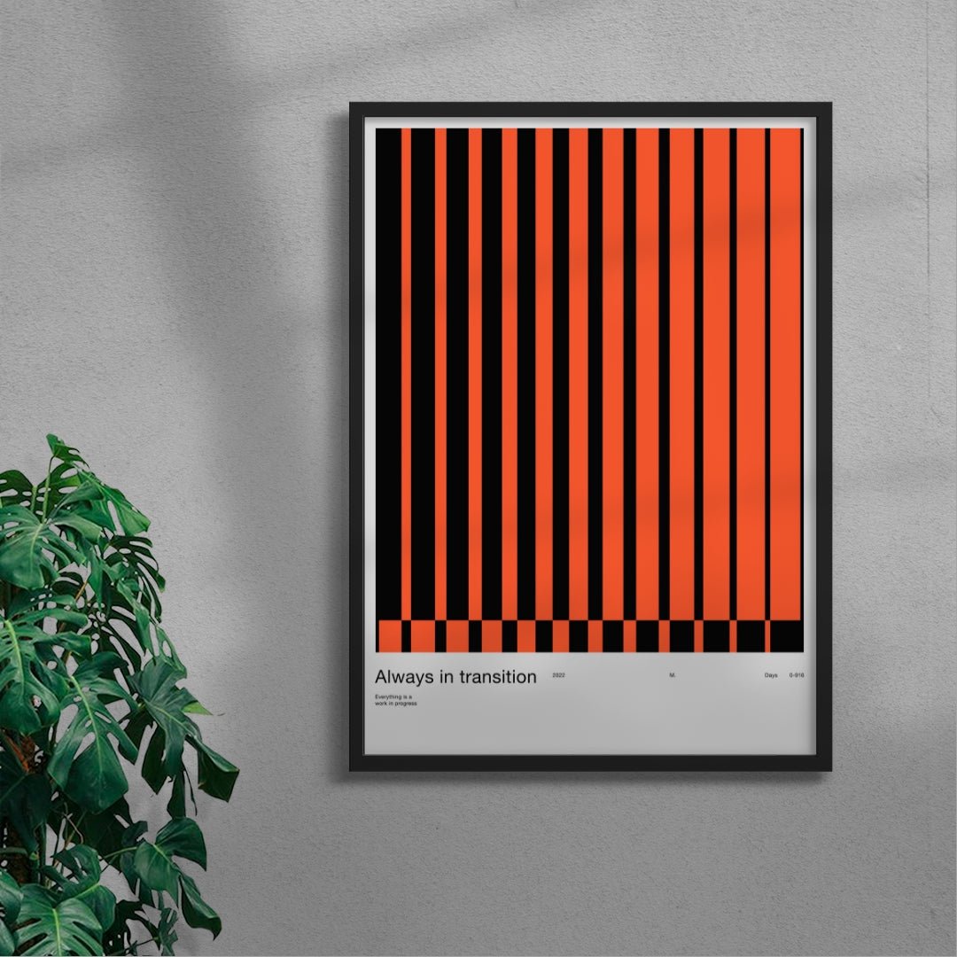 Always in transition contemporary wall art print by Mirza Talovic - sold by DROOL