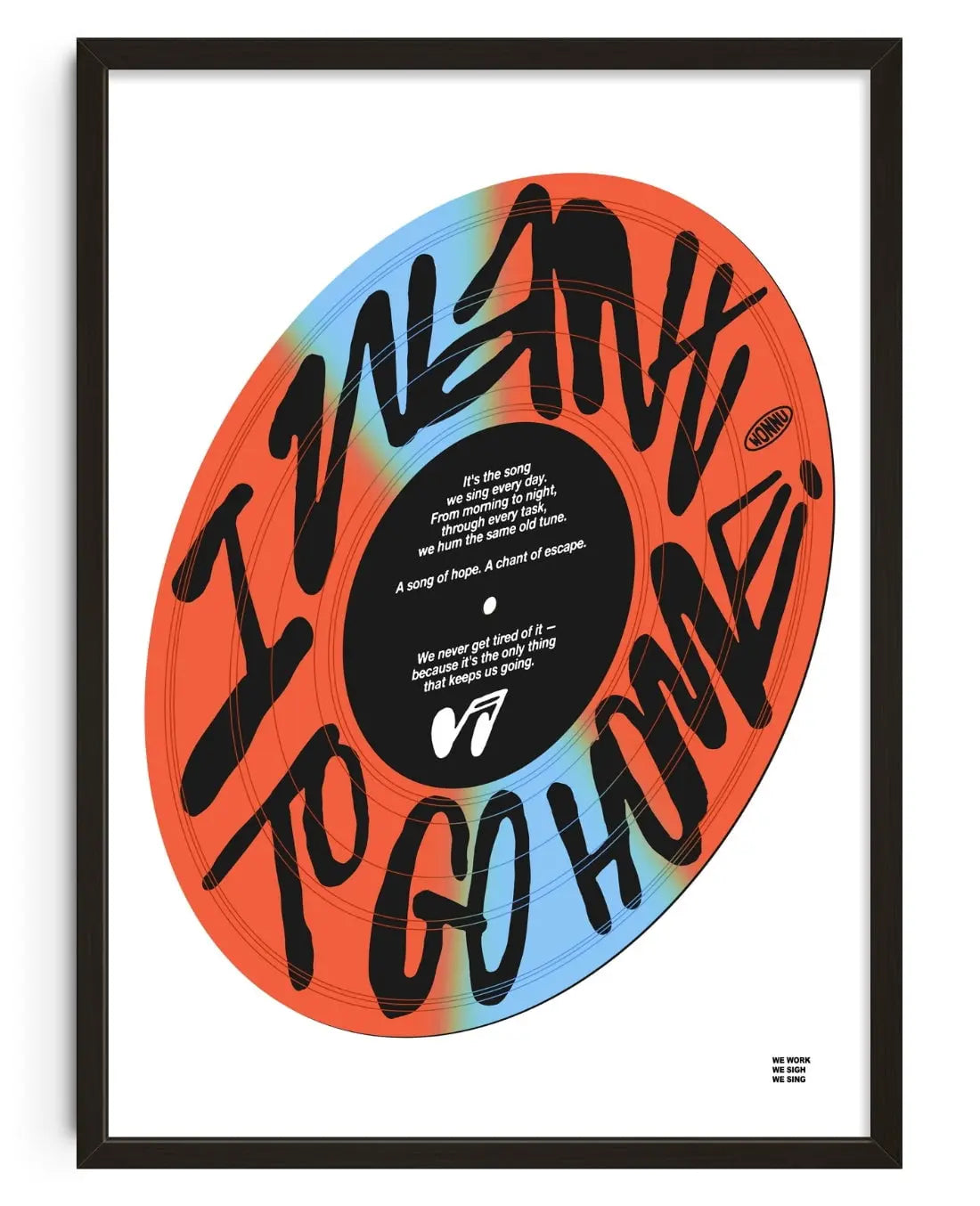 A daily record that never gets old - 16.5x23.4" (A2) / Unframed