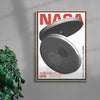 UFO contemporary wall art print by Maxim Dosca - sold by DROOL