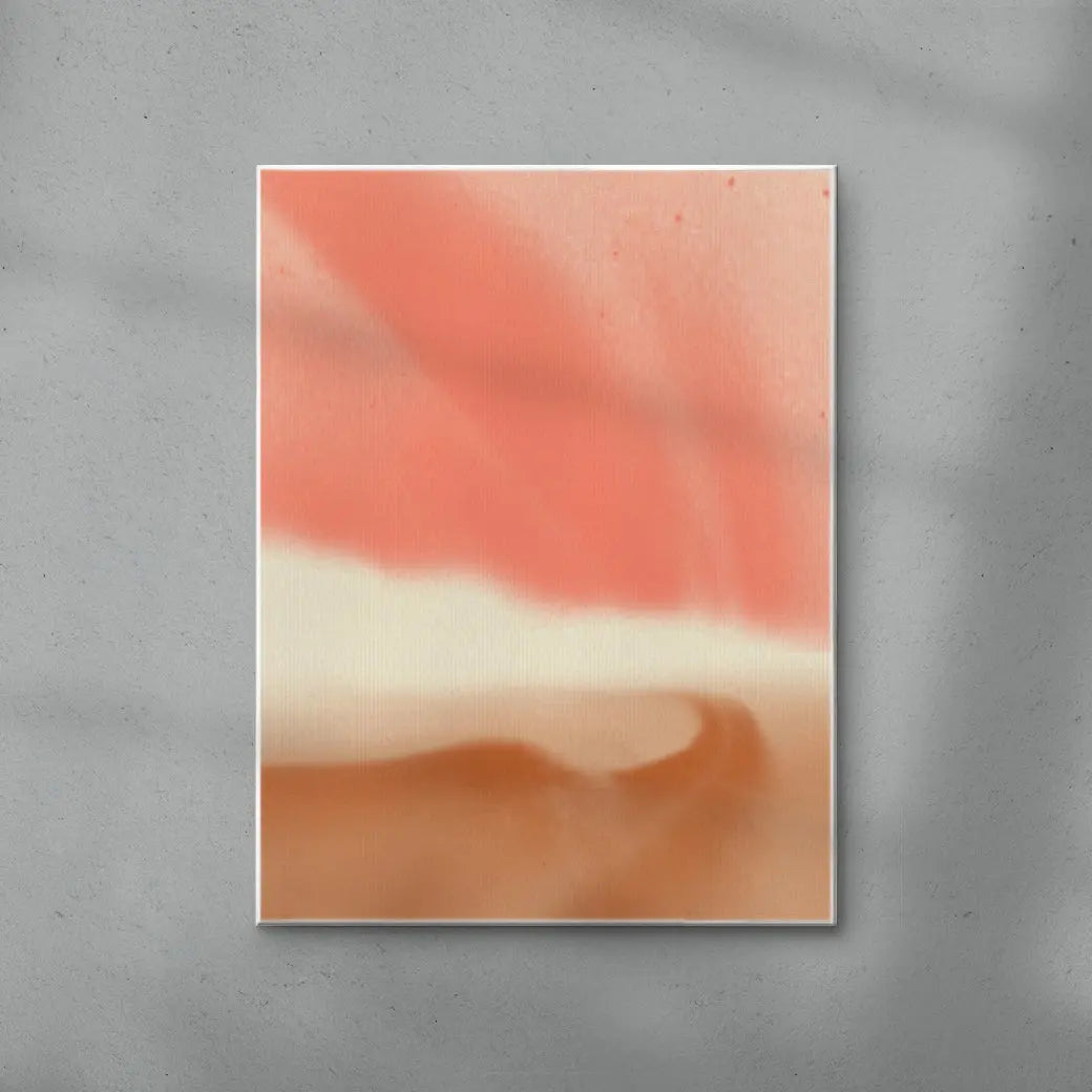 Abstract landscape in soft pastels