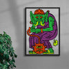 Goblin contemporary wall art print by Guy Field - sold by DROOL