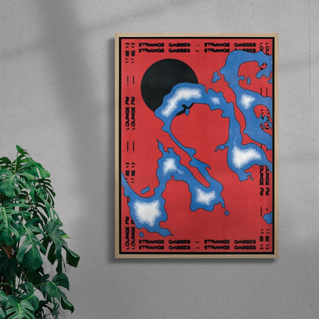 Strange Gasses contemporary wall art print by Alexander Khabbazi - sold by DROOL