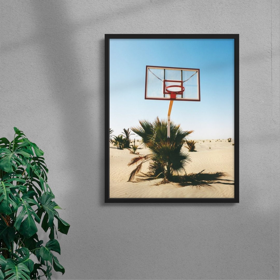 BALL IS LIFE contemporary wall art print by Ces XC - sold by DROOL