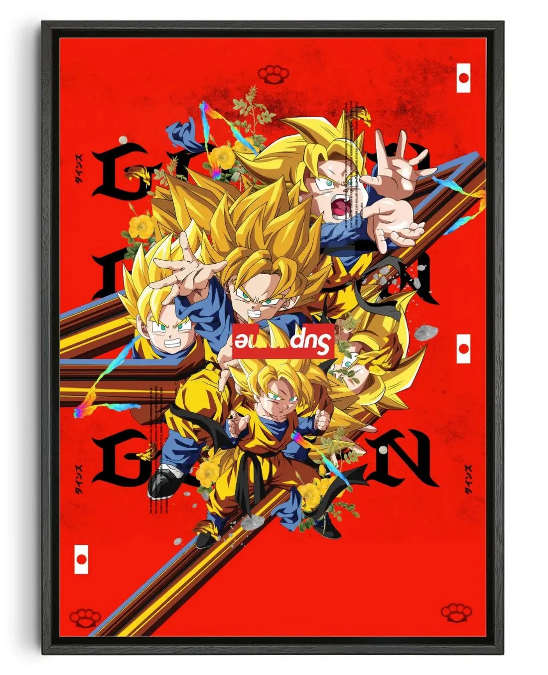 GOTEN TAG contemporary wall art print by DINES© - sold by DROOL