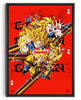 Load image into Gallery viewer, GOTEN TAG contemporary wall art print by DINES© - sold by DROOL