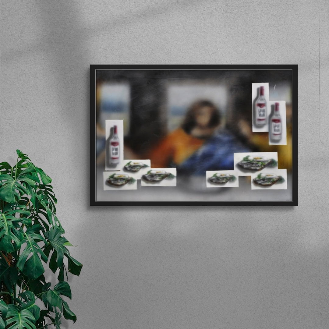 12x18" (30x45cm) / Unframed The Last Supper contemporary wall art print by Anu Jakobson - sold by DROOL