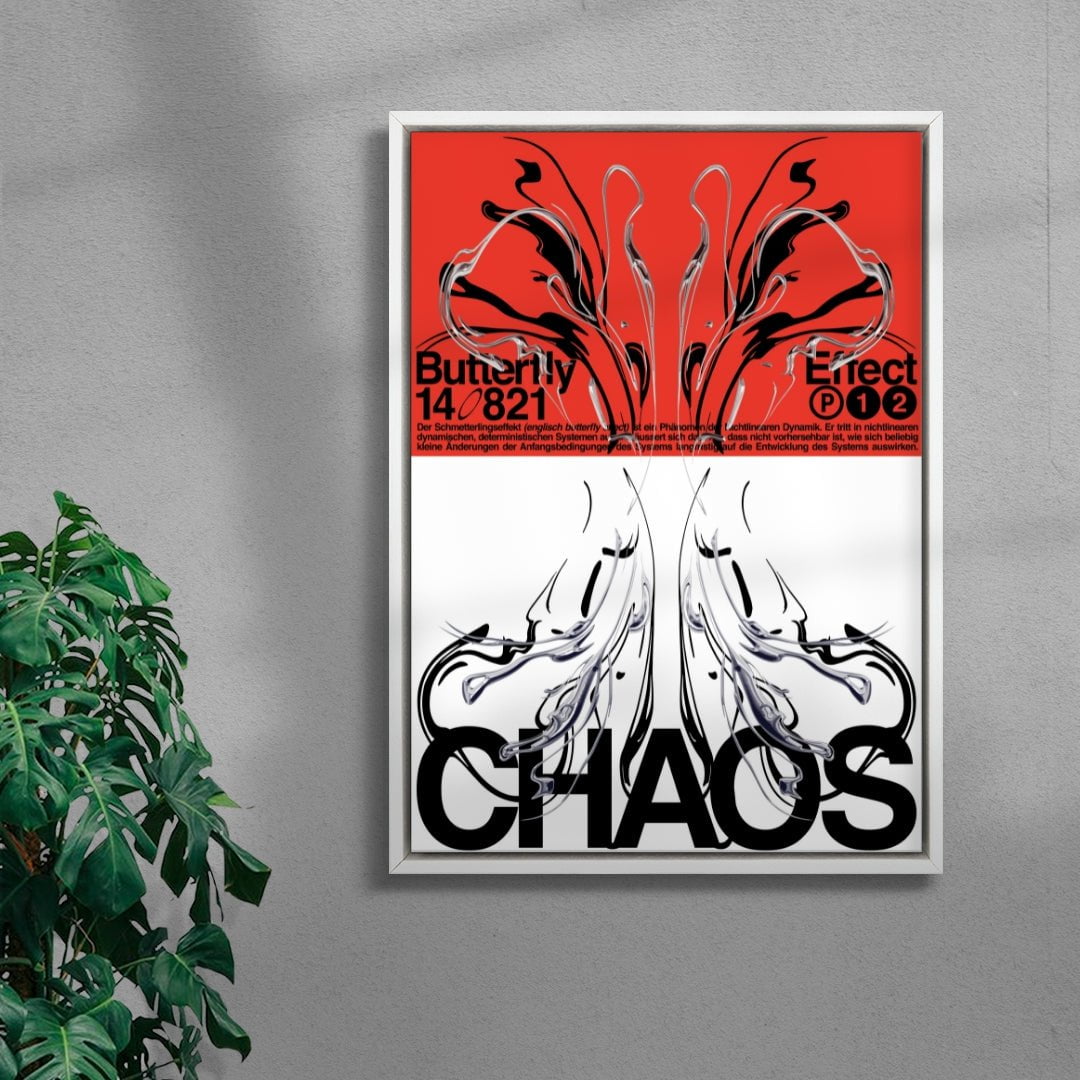 CHAOS contemporary wall art print by Alessio Borando - sold by DROOL