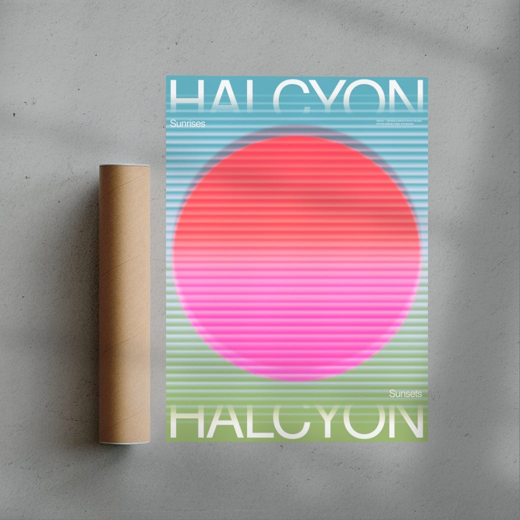 Halcyon days (daze) contemporary wall art print by John Schulisch - sold by DROOL