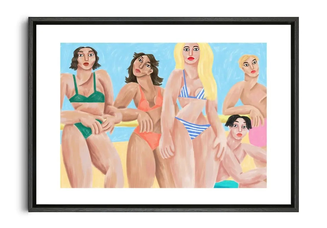 Rimini 83 contemporary wall art print by Cépé - sold by DROOL