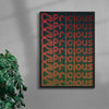 Poster 227 (Capricious) contemporary wall art print by Gang Buron-Yi - sold by DROOL