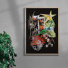 Phantom Route contemporary wall art print by Kitasavi - sold by DROOL