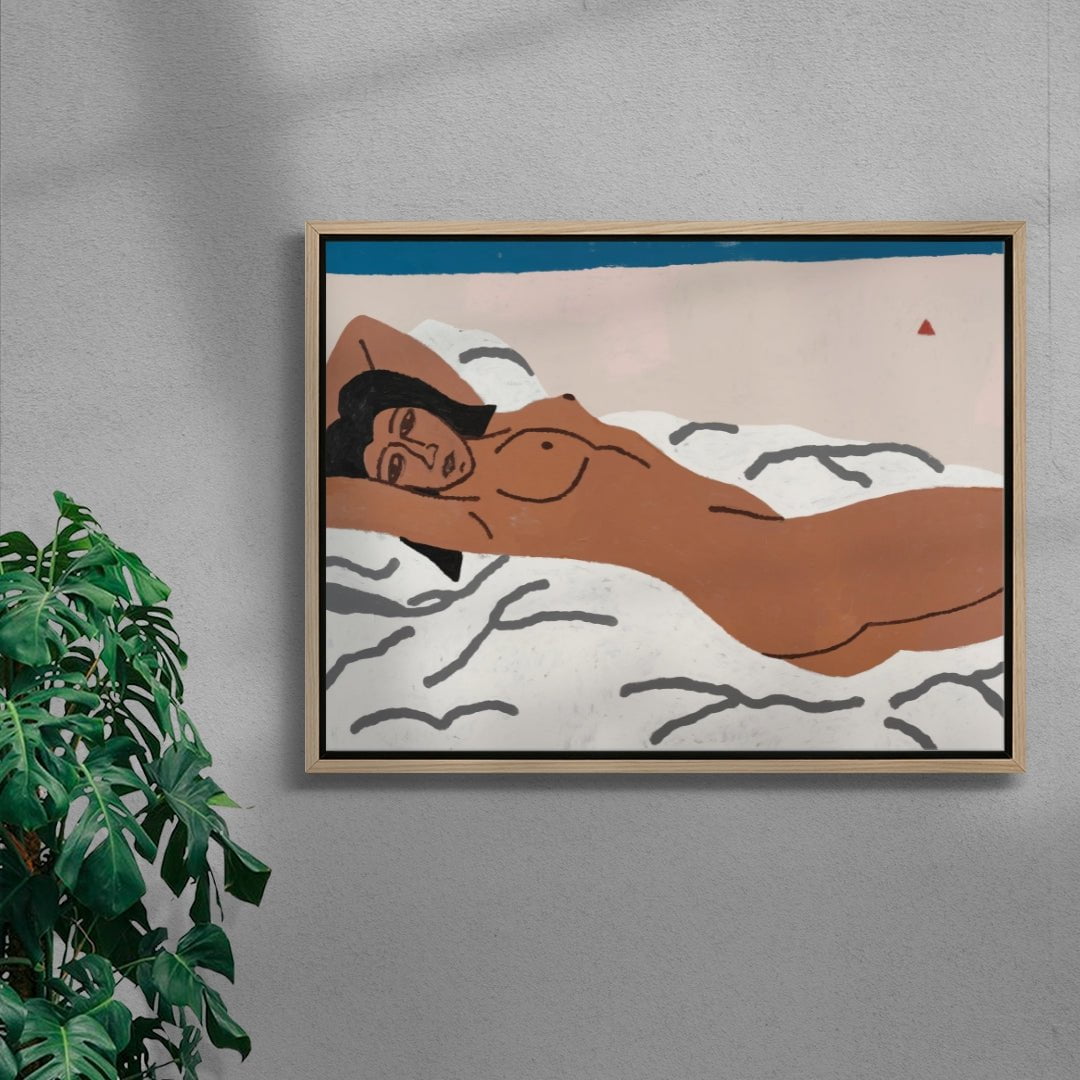 Figure In Repose no 5 contemporary wall art print by Colby Edwards - sold by DROOL
