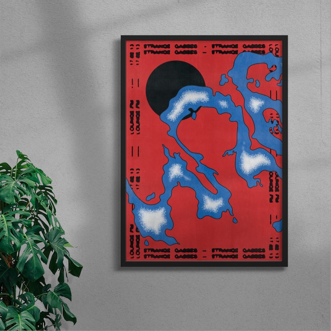 Strange Gasses contemporary wall art print by Alexander Khabbazi - sold by DROOL